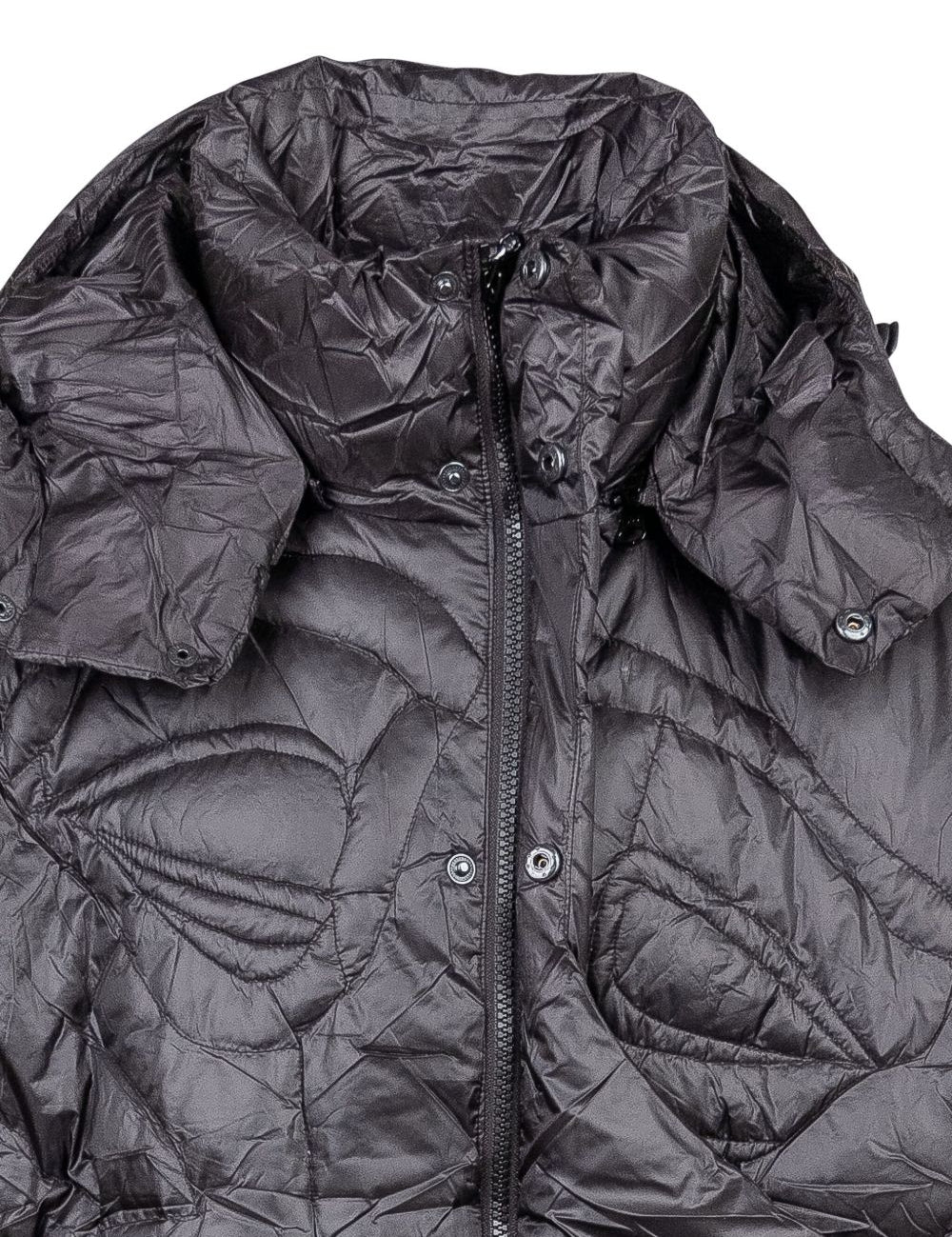 Trench con ricamo in nero - KIDSUPER uomo 