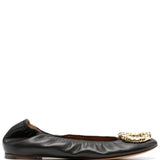 Ballerine con fibbia in nero di Lanvin - donna 