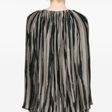 Blusa con stampa in grigio di Lanvin - donna 