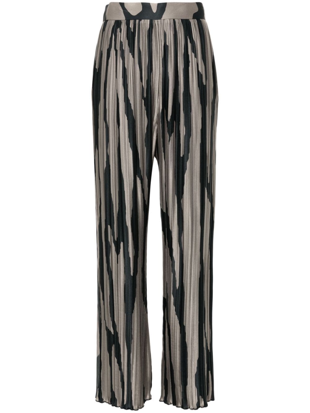 Pantaloni con stampa in grigio di Lanvin - donna 