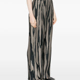 Pantaloni con stampa in grigio di Lanvin - donna 