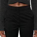 Pantaloni dorkas in nero Loulou Studio - donna 