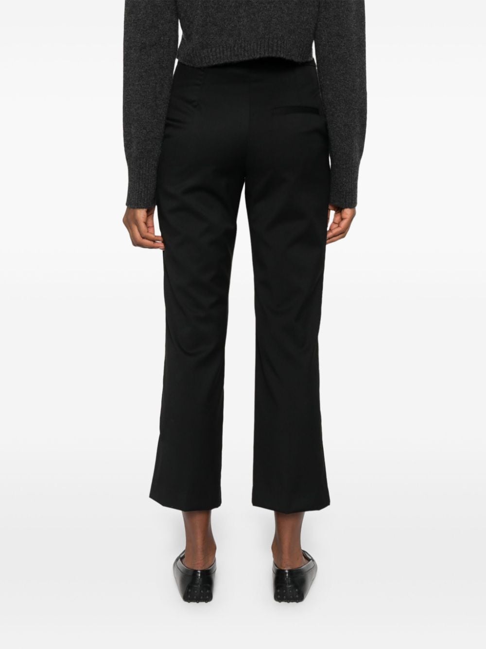 Pantaloni dorkas in nero Loulou Studio - donna 
