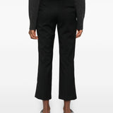 Pantaloni dorkas in nero Loulou Studio - donna 