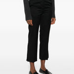 Pantaloni dorkas in nero Loulou Studio - donna 