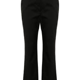 Pantaloni dorkas in nero Loulou Studio - donna 