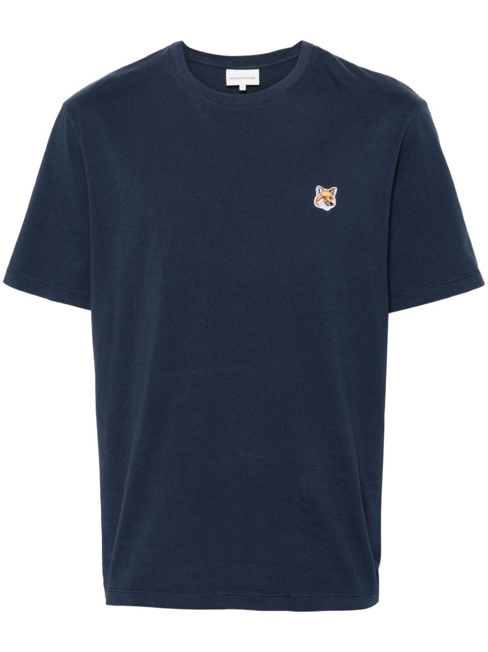 T-shirt con stampa Fox in blu - uomo 