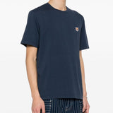 T-shirt con stampa Fox in blu - uomo 