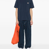 T-shirt con stampa Fox in blu - uomo 