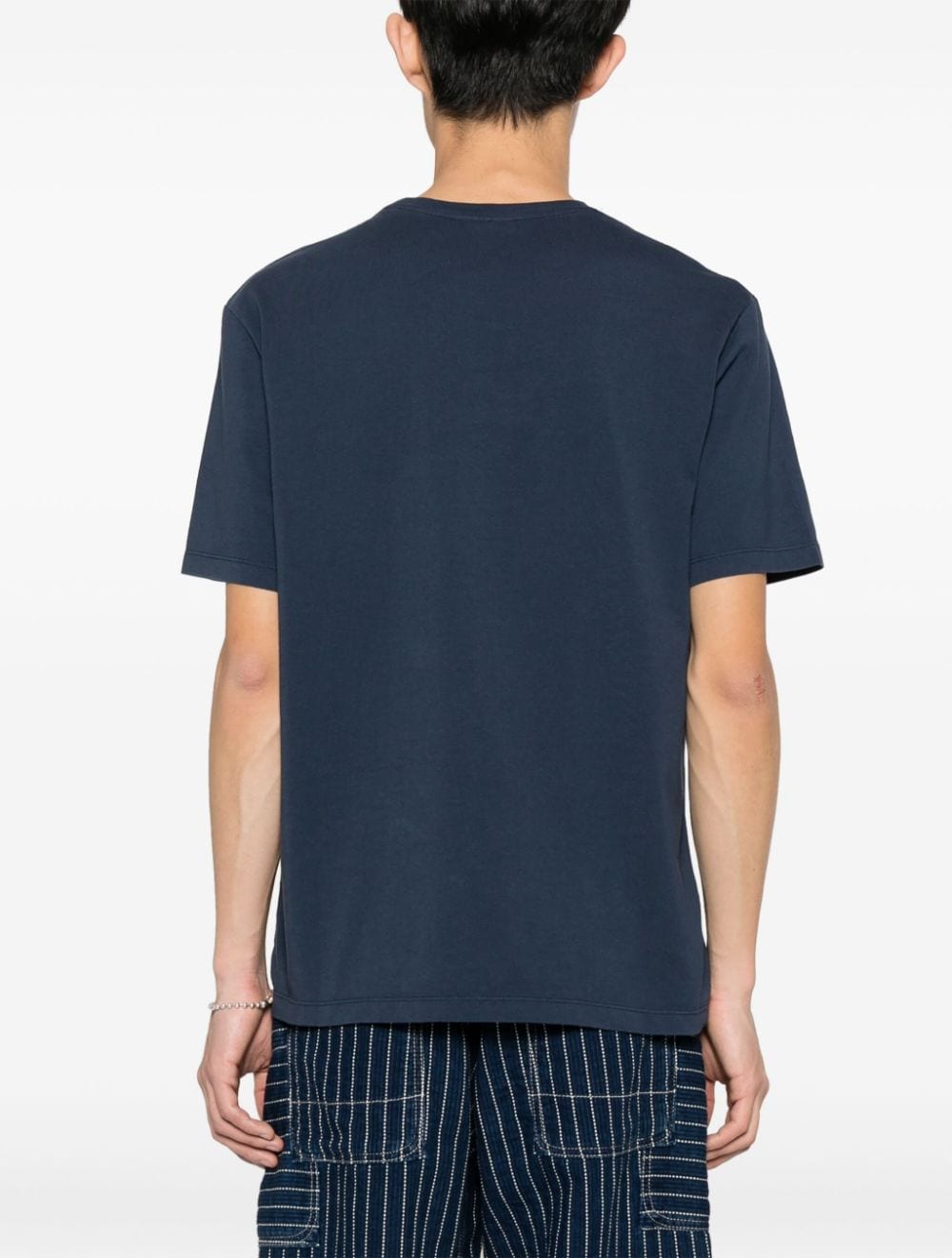 T-shirt con stampa Fox in blu - uomo 