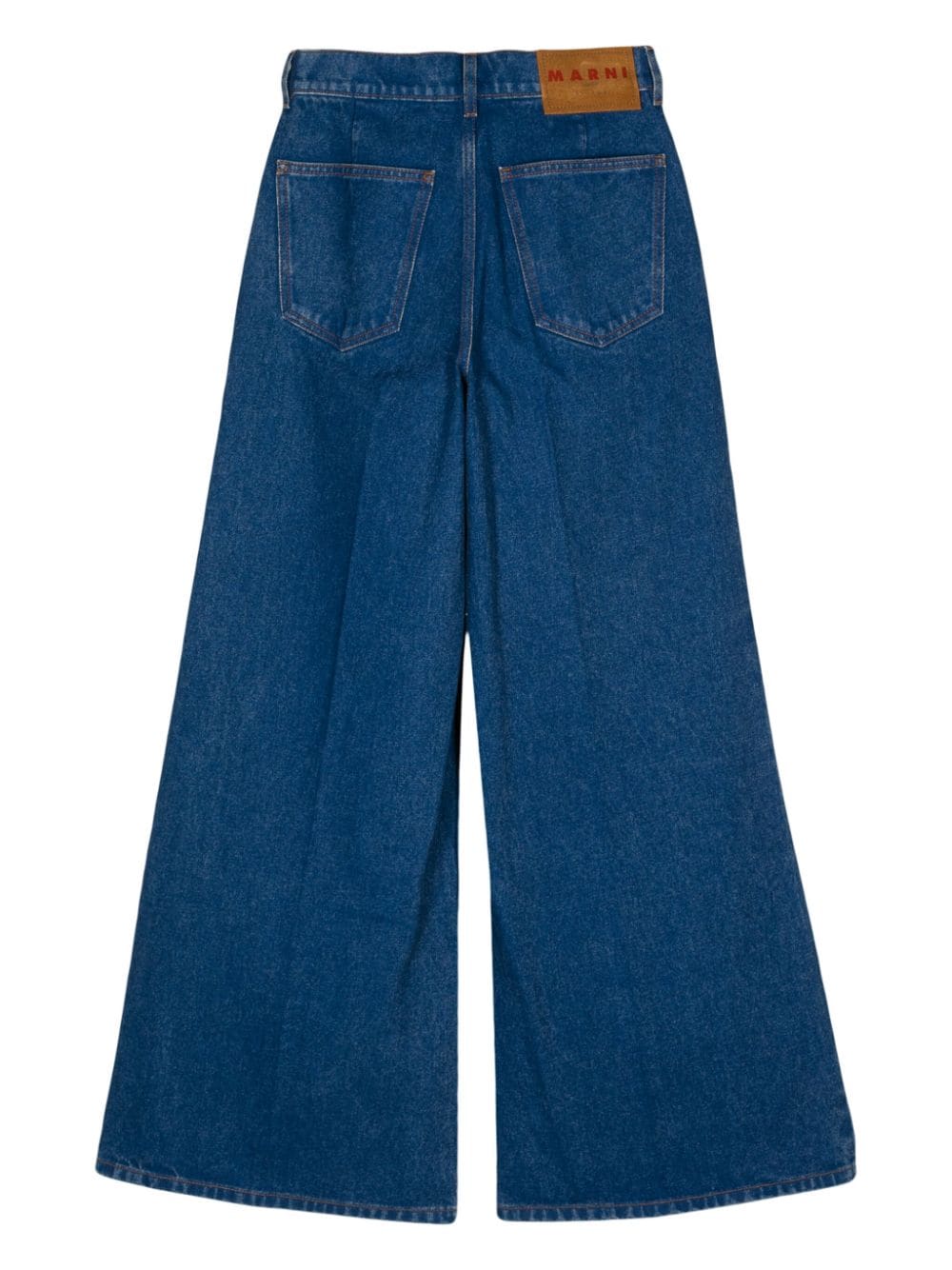 Jeans a gamba ampia in blu Marni - donna 