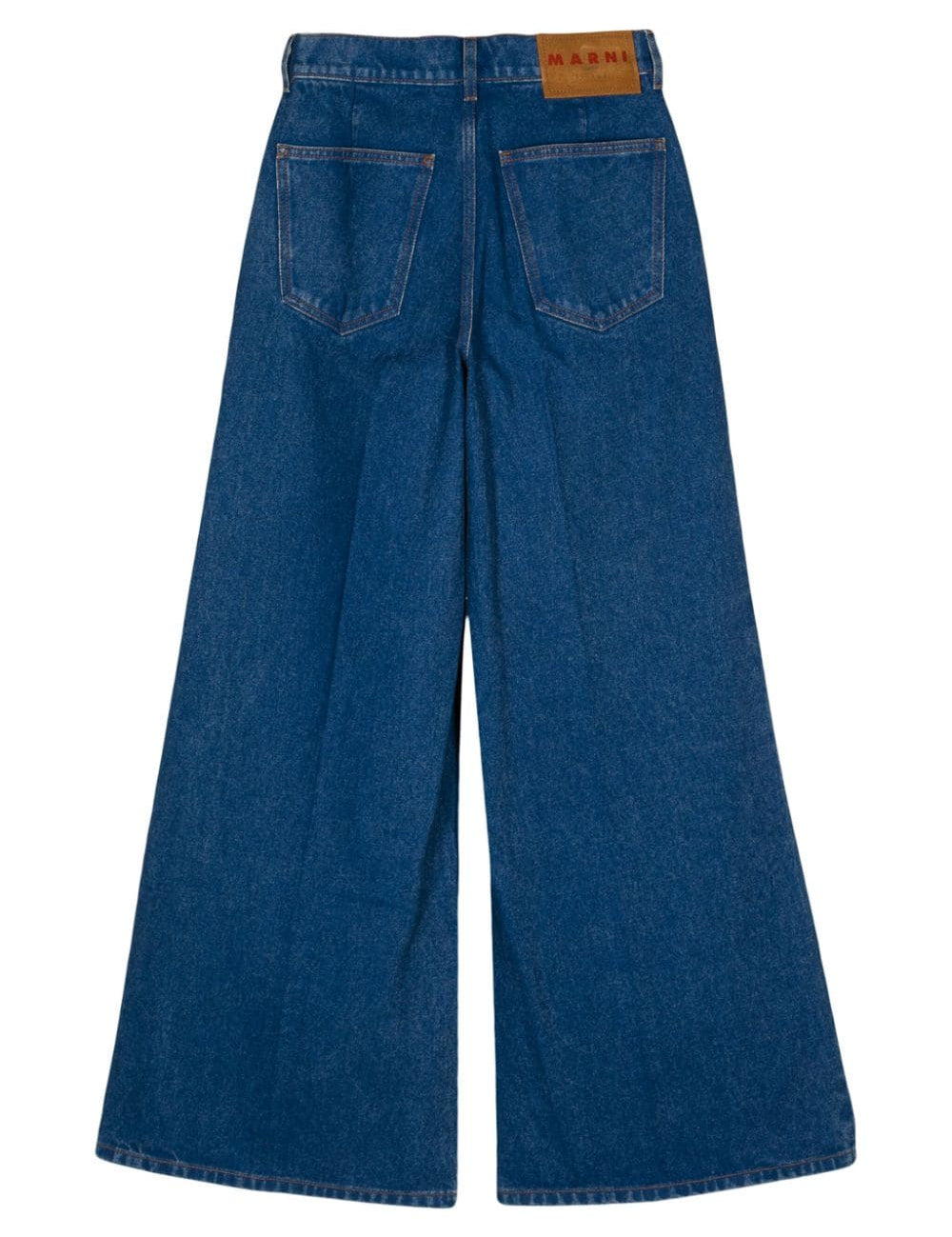 Jeans a gamba ampia in blu Marni - donna 