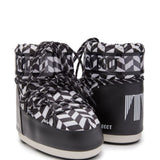 Stivaletti Icon Optical in bianco e nero Moon Boot - unisex 