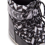 Stivaletti Icon Optical in bianco e nero Moon Boot - unisex 