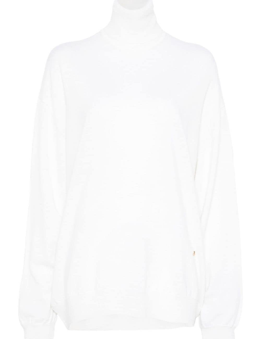 Maglione Golden M in bianco Moschino - donna 