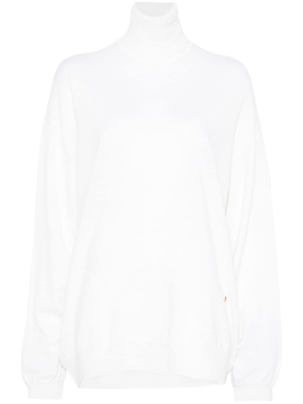 Maglione Golden M in bianco Moschino - donna 