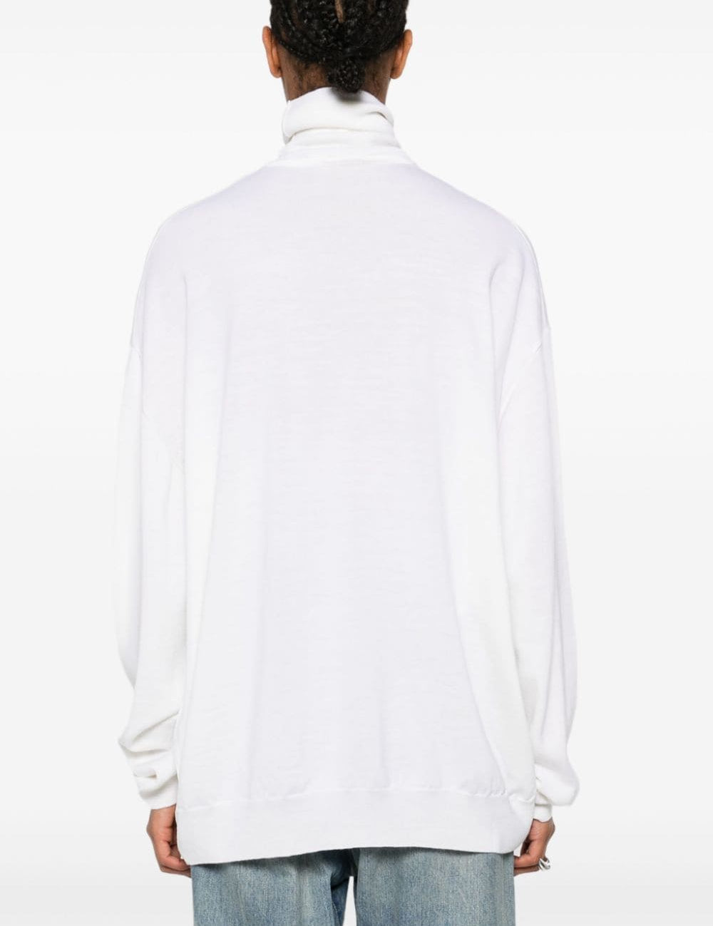 Maglione Golden M in bianco Moschino - donna 