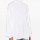 Maglione Golden M in bianco Moschino - donna 