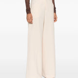 Pantaloni a gamba ampia in avorio Philosophy - donna 