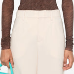 Pantaloni a gamba ampia in avorio Philosophy - donna 