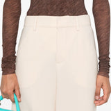 Pantaloni a gamba ampia in avorio Philosophy - donna 