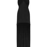 Abito con scollo all'americana in nero Philosophy di Lorenzo Serafini - donna 