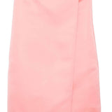 Abito corto satinato a portafoglio in rosa Philosophy di Lorenzo Serafini - donna 