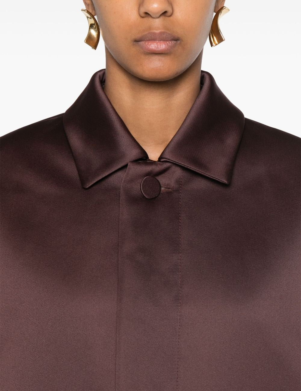 Cappotto monopetto in marrone Philosophy Di Lorenzo Serafini - donna 