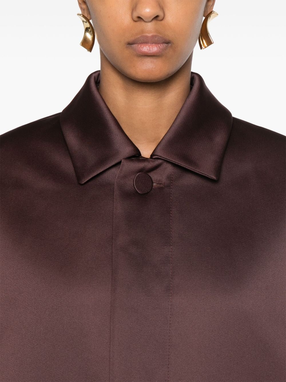 Cappotto monopetto in marrone Philosophy Di Lorenzo Serafini - donna 