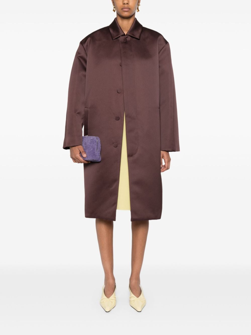 Cappotto monopetto in marrone Philosophy Di Lorenzo Serafini - donna 