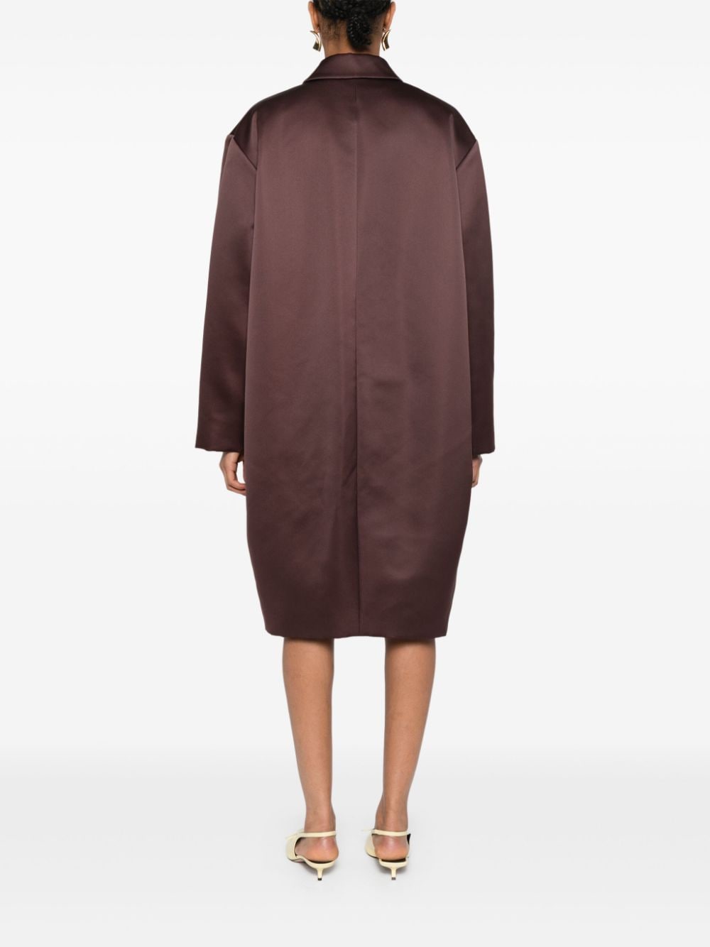 Cappotto monopetto in marrone Philosophy Di Lorenzo Serafini - donna 