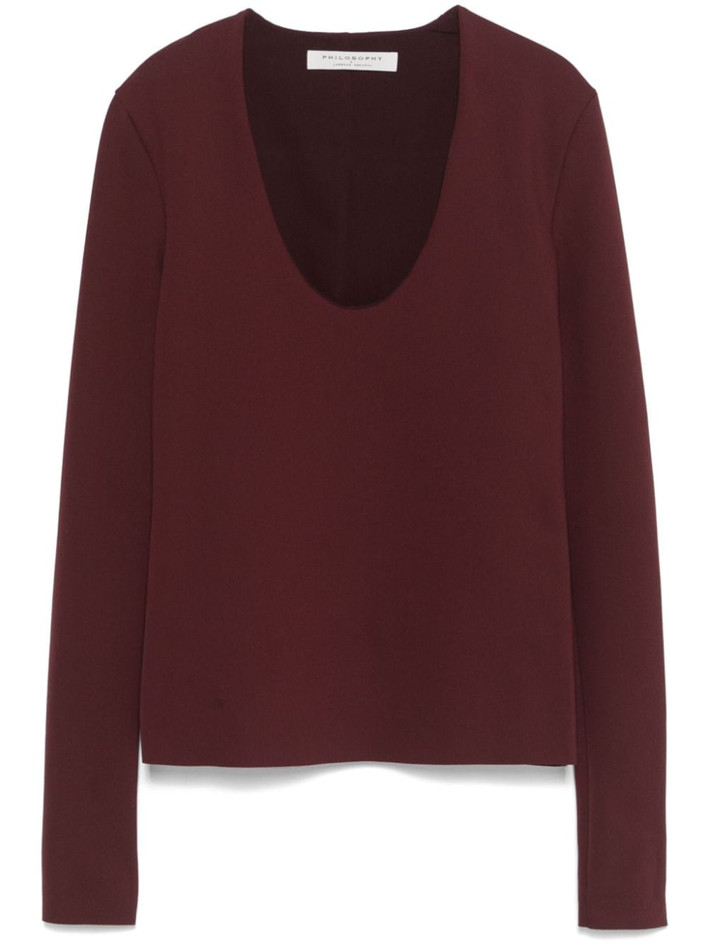 Maglia Scuba in bordeaux Philosophy - donna 