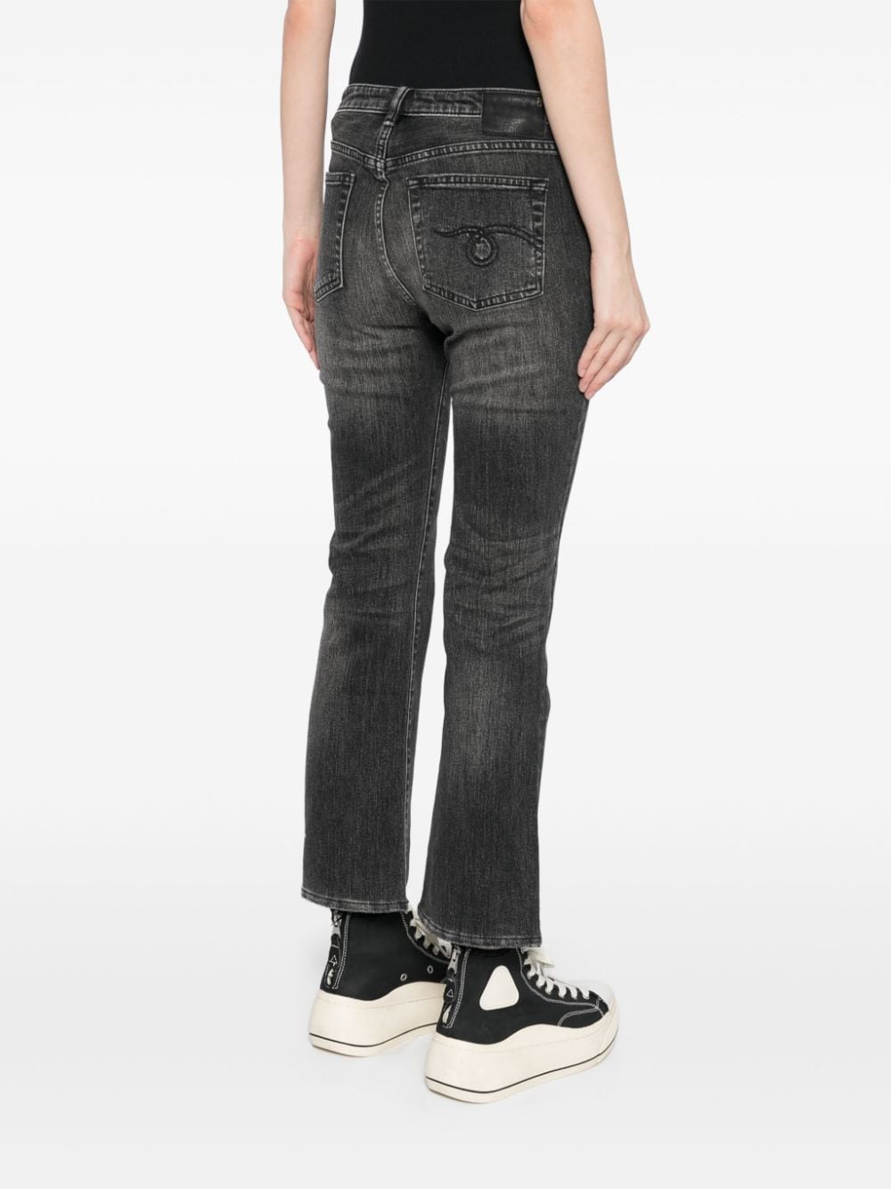 Jeans slim in nero R13 - donna 