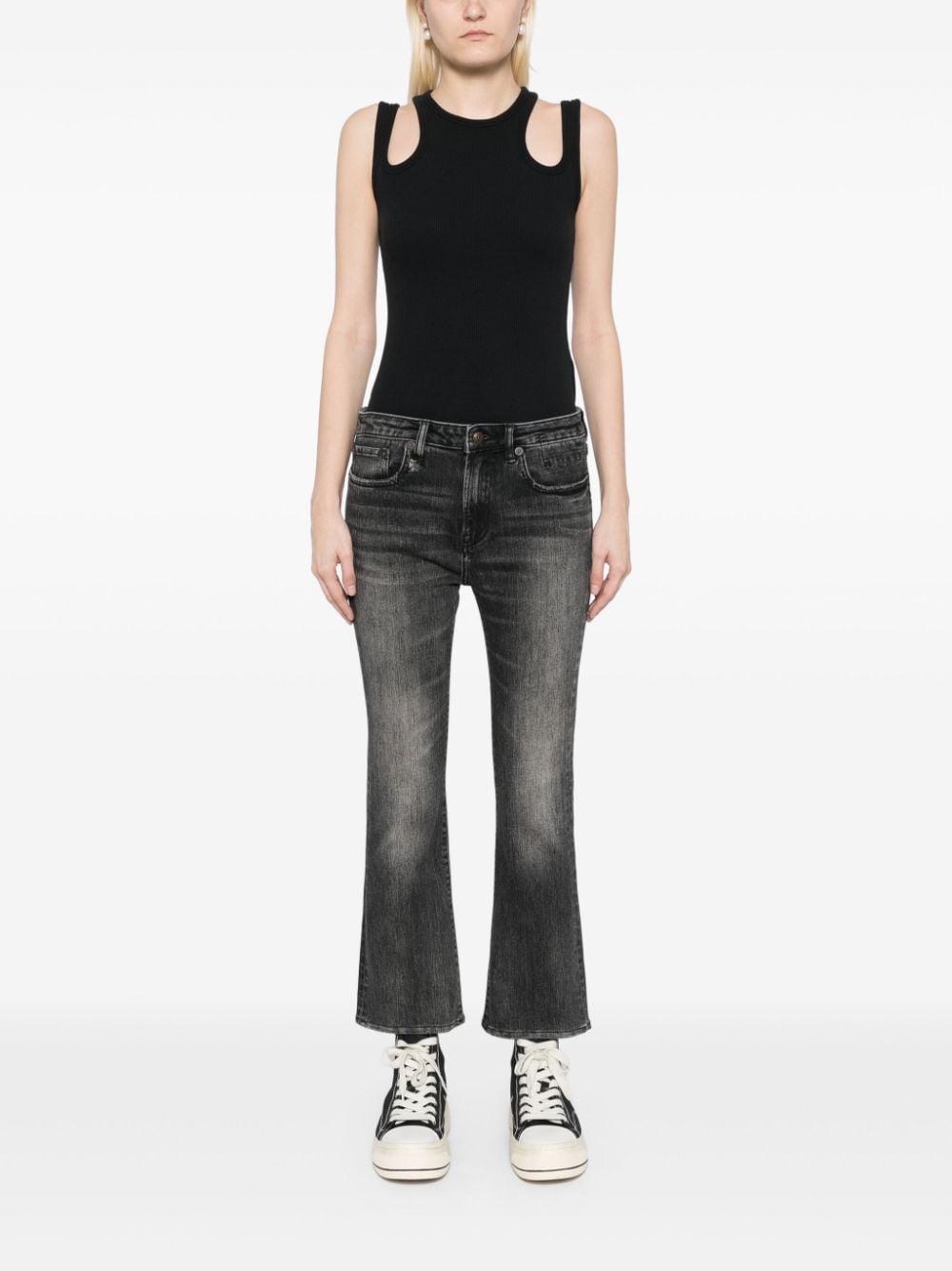 Jeans slim in nero R13 - donna 