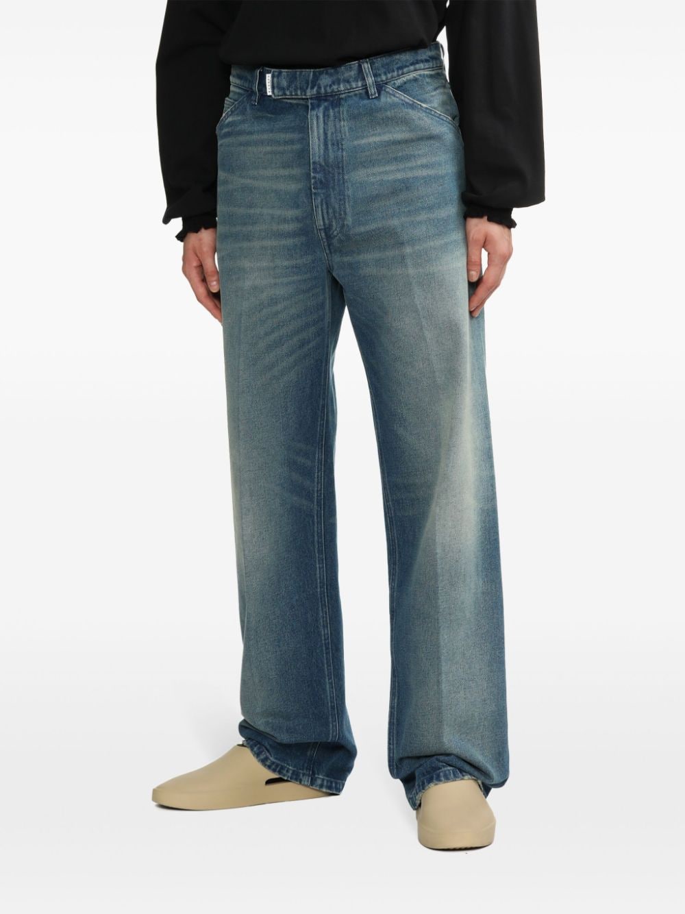 Jeans dritti in blu Random identities - uomo 