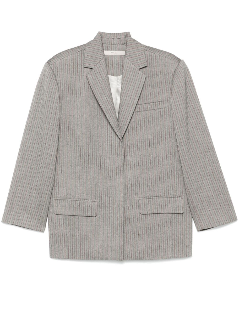 Blazer con motivo spigato in grigio Remain - donna 