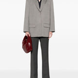 Blazer con motivo spigato in grigio Remain - donna 
