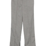 Pantaloni pied-de-poule con motivo a righe in grigio Remain - donna 