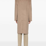 Cappotto monopetto in grigio talpa Remain - donna 