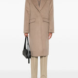 Cappotto monopetto in grigio talpa Remain - donna 