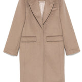Cappotto monopetto in grigio talpa Remain - donna 