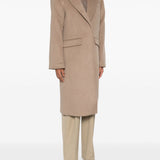 Cappotto monopetto in grigio talpa Remain - donna 