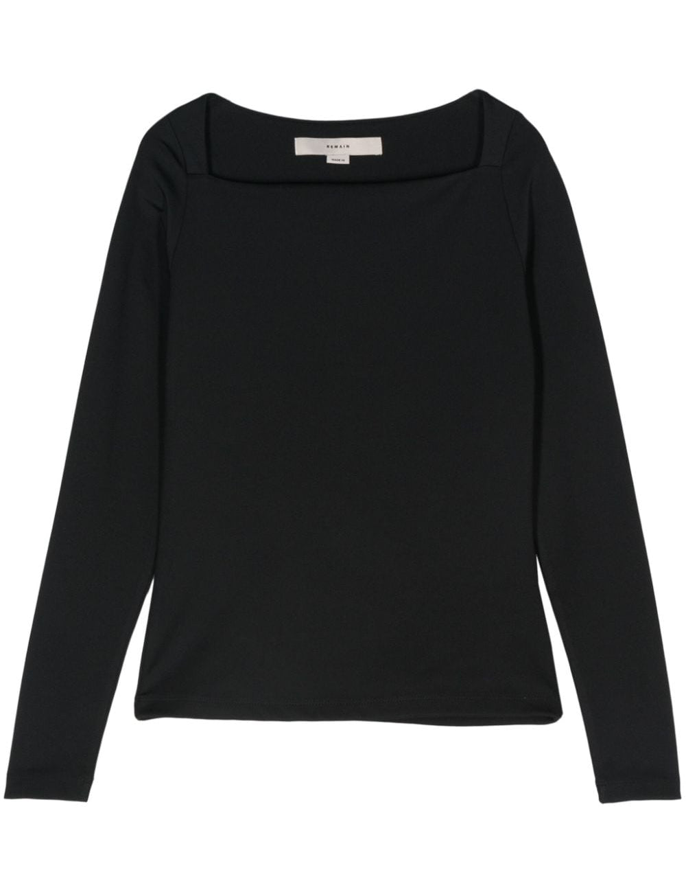 Top a maniche lunghe in nero Remain - donna 