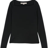 Top a maniche lunghe in nero Remain - donna 