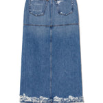 Gonna denim con vita media in blu Re/done - donna 