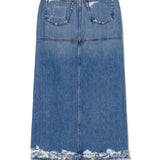 Gonna denim con vita media in blu Re/done - donna 