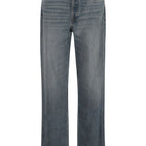 Jeans dritti con applicazione in blu Re/done - donna 