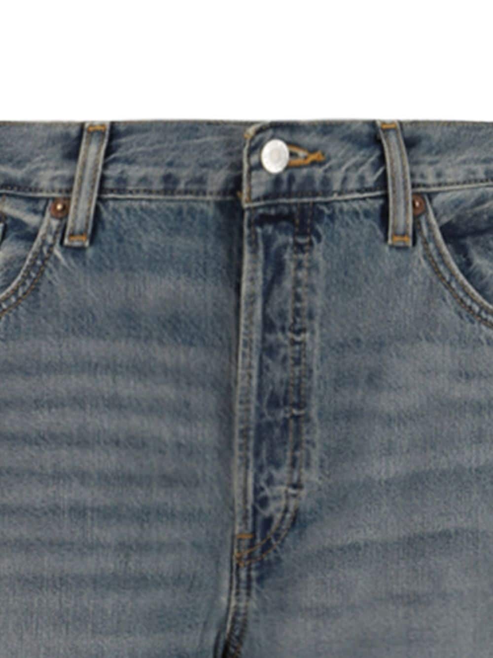 Jeans dritti con applicazione in blu Re/done - donna 