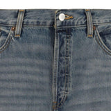 Jeans dritti con applicazione in blu Re/done - donna 