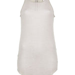 Canotta asimmetrica in grigio Rick Owens - donna 